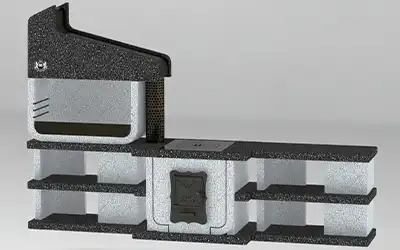 Комплекс 3х модульный c печью